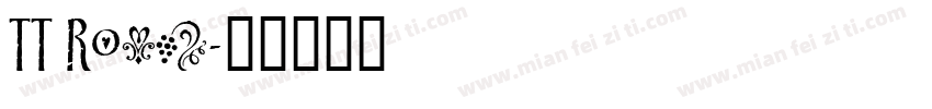 TT Roun字体转换
